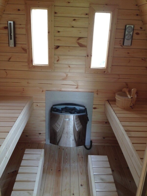 Sauna Pod 2,4 x 3,0 Meter für 2–4 Personen