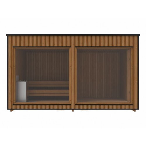 Luxussauna 2,3 x 4,4 m