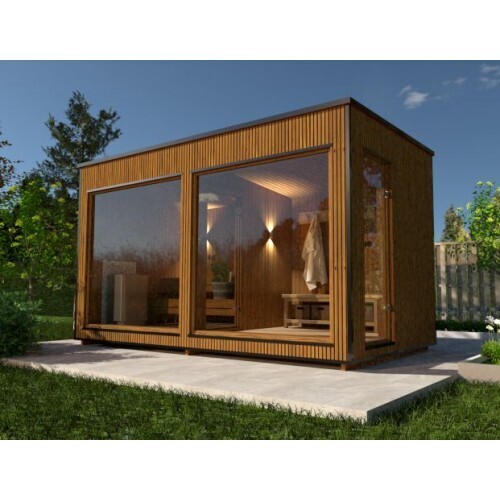 Luxussauna 2,3 x 4,4 m