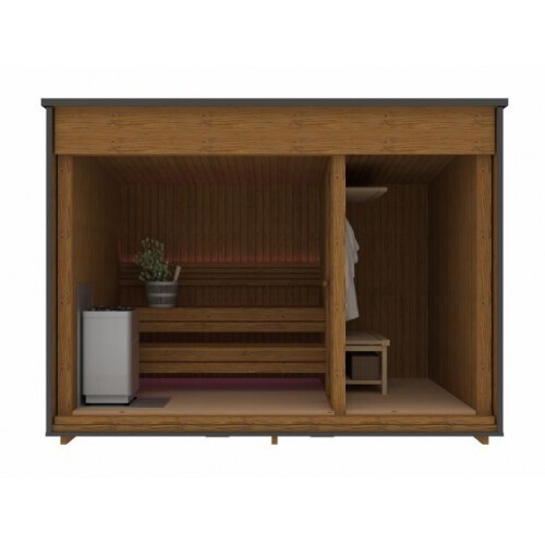 Luxussauna 2,3 x 3,4 m