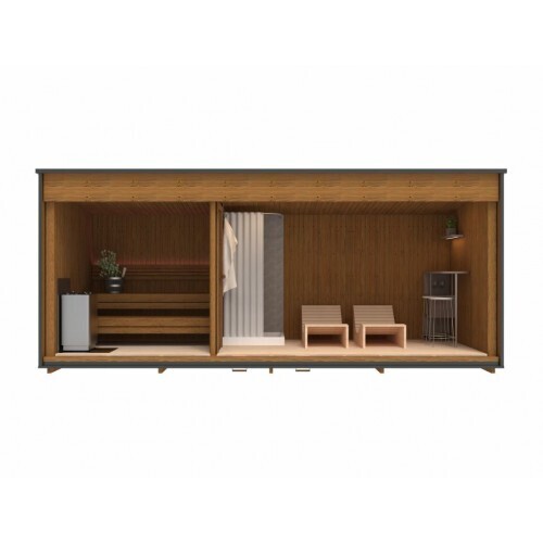 Luxussauna 2,3 x 5.9 m