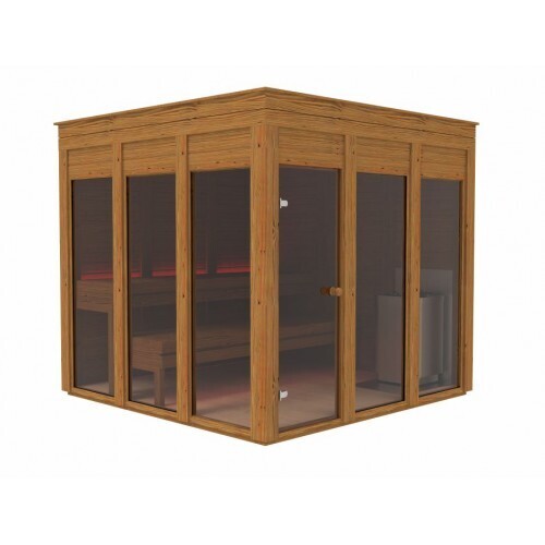 Eco Modern Sauna 2,4x2,4 m