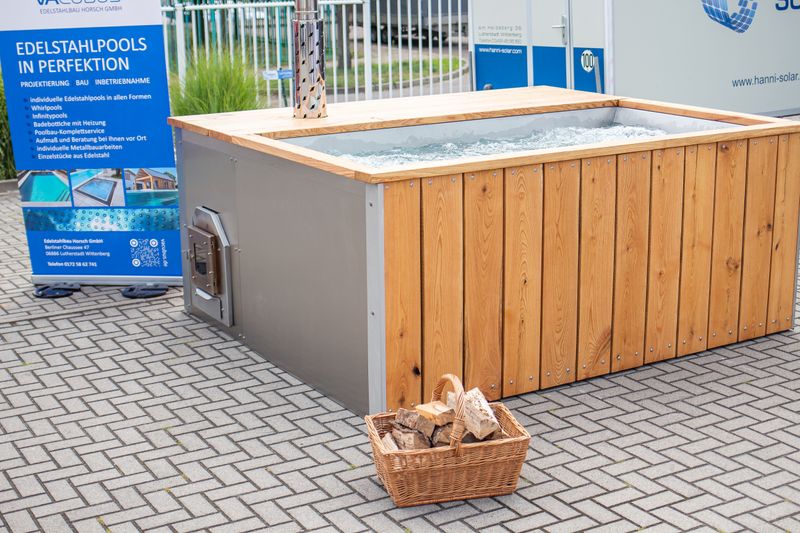 Edelstahlpools / Edelstahl-Badefässer