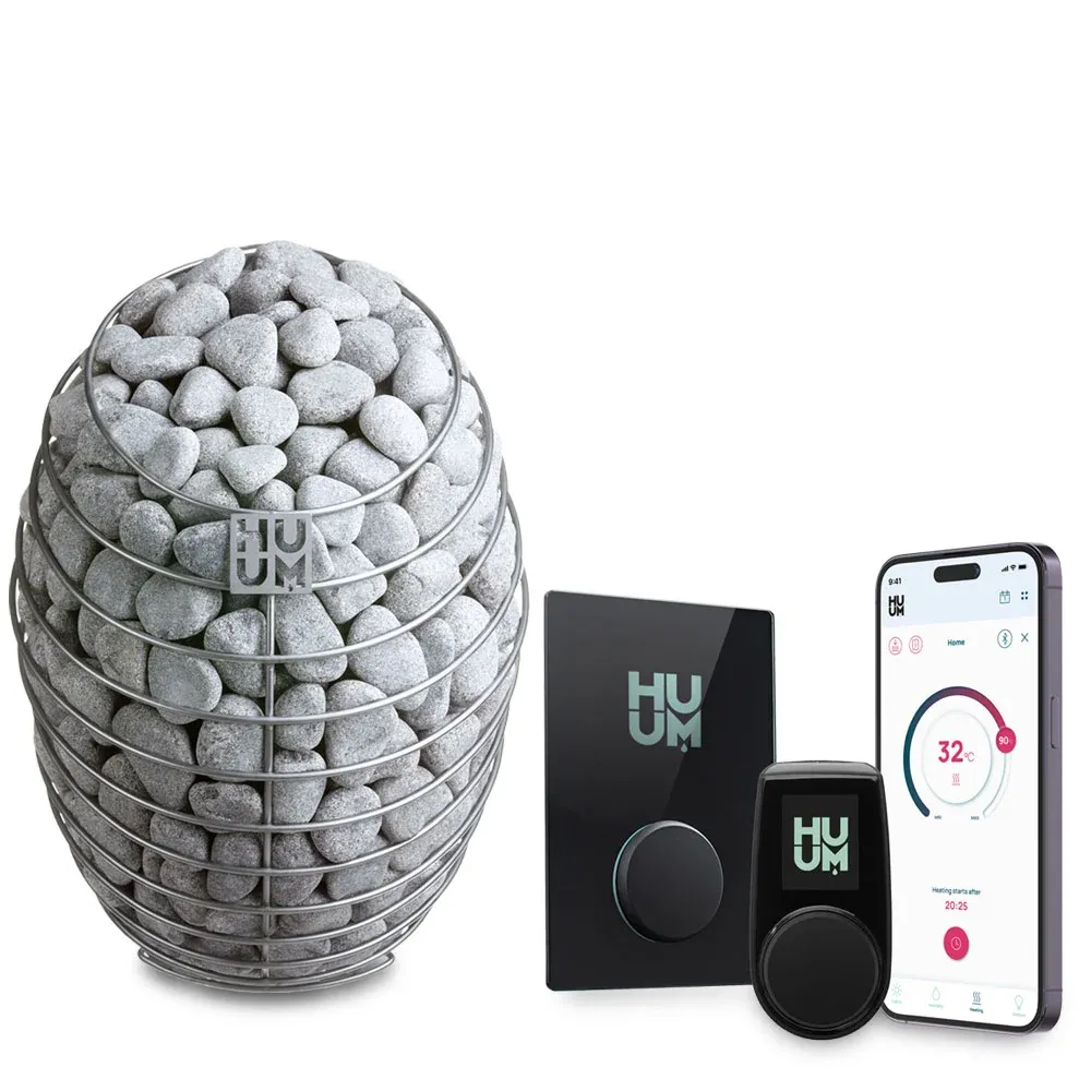 Elektroofen Huum Drop 9 KW mit WIFI Steuerung