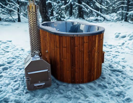 Hotpot Balance – Fiberglas-Ofuro-Whirlpool mit Aussenheizung / 2-Personen-Whirlpool
