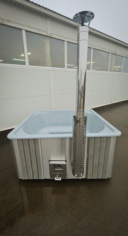 Hotpot Balance – Fiberglas quadratischer Whirlpool mit integrierter Heizung / 220 cm Quadro