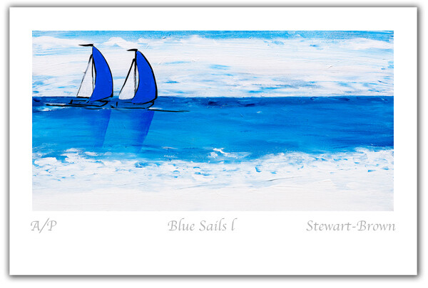 Blue Sails 1 - Limited Edition Print
