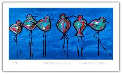 Blue Oyster Catchers - Limited Edition Print