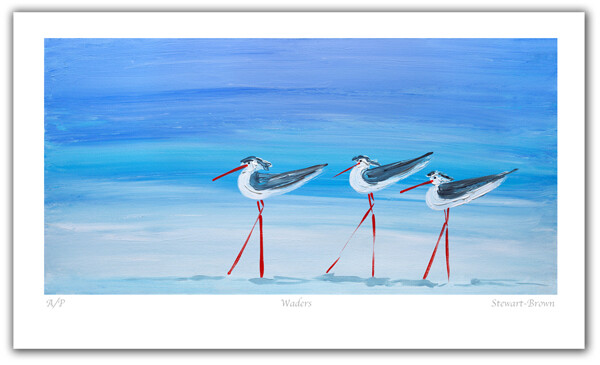 Waders - Limited Edition Print