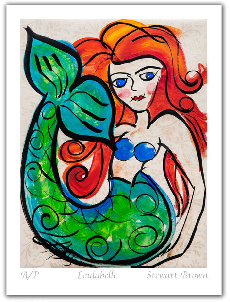 Mermaid - Loulabelle - Limited Edition Print