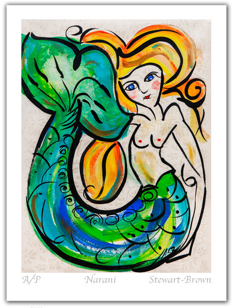 Mermaid - Narani - Limited Edition Print