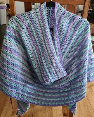 Topper/Poncho... Pearlised Bay