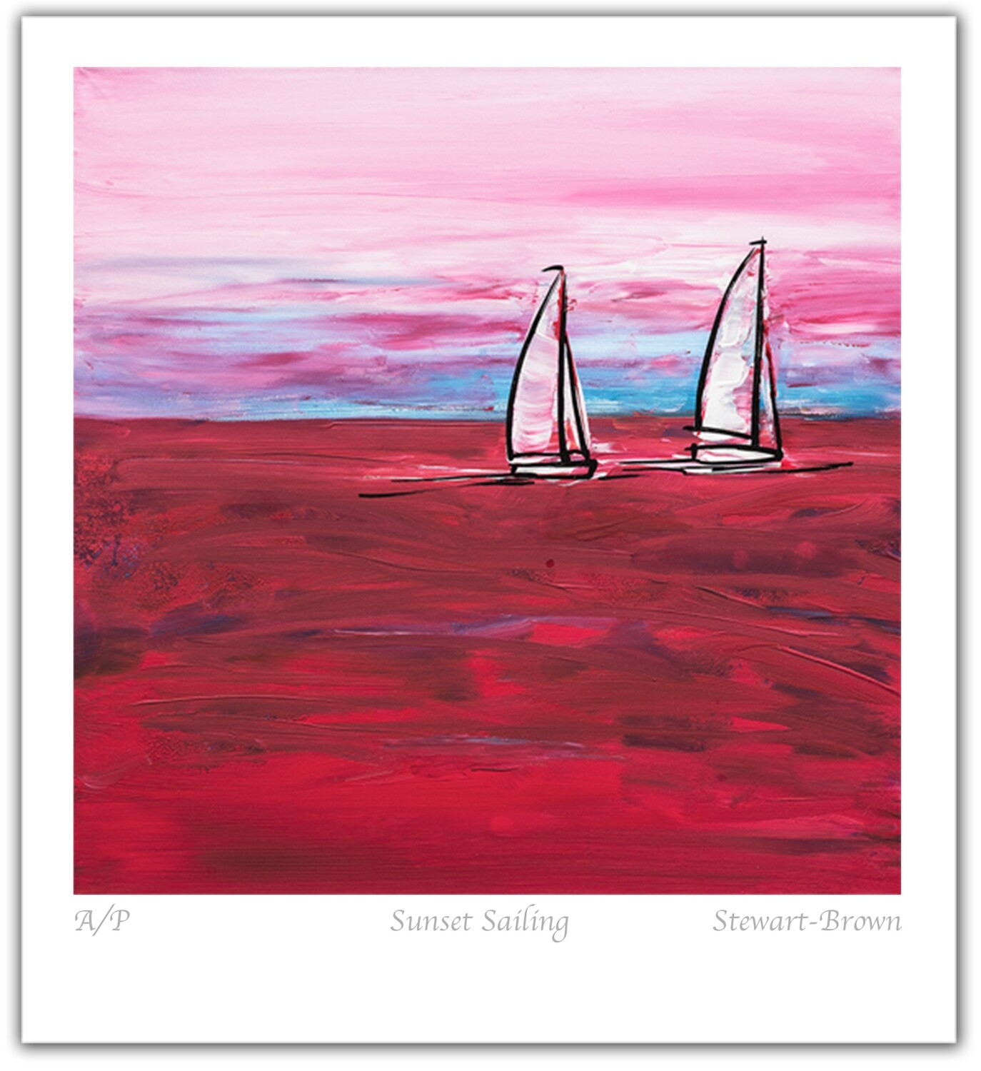 Sunset Sailing - Limited Edition Print