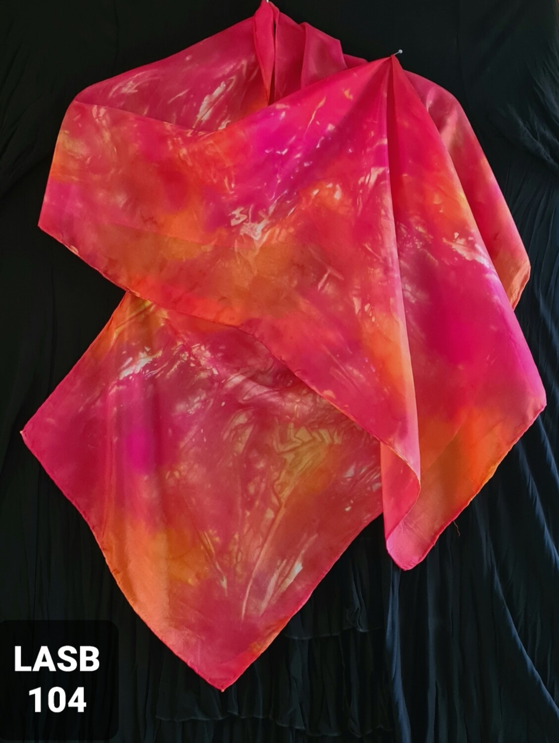104 Candied Roses - Silk Scarf