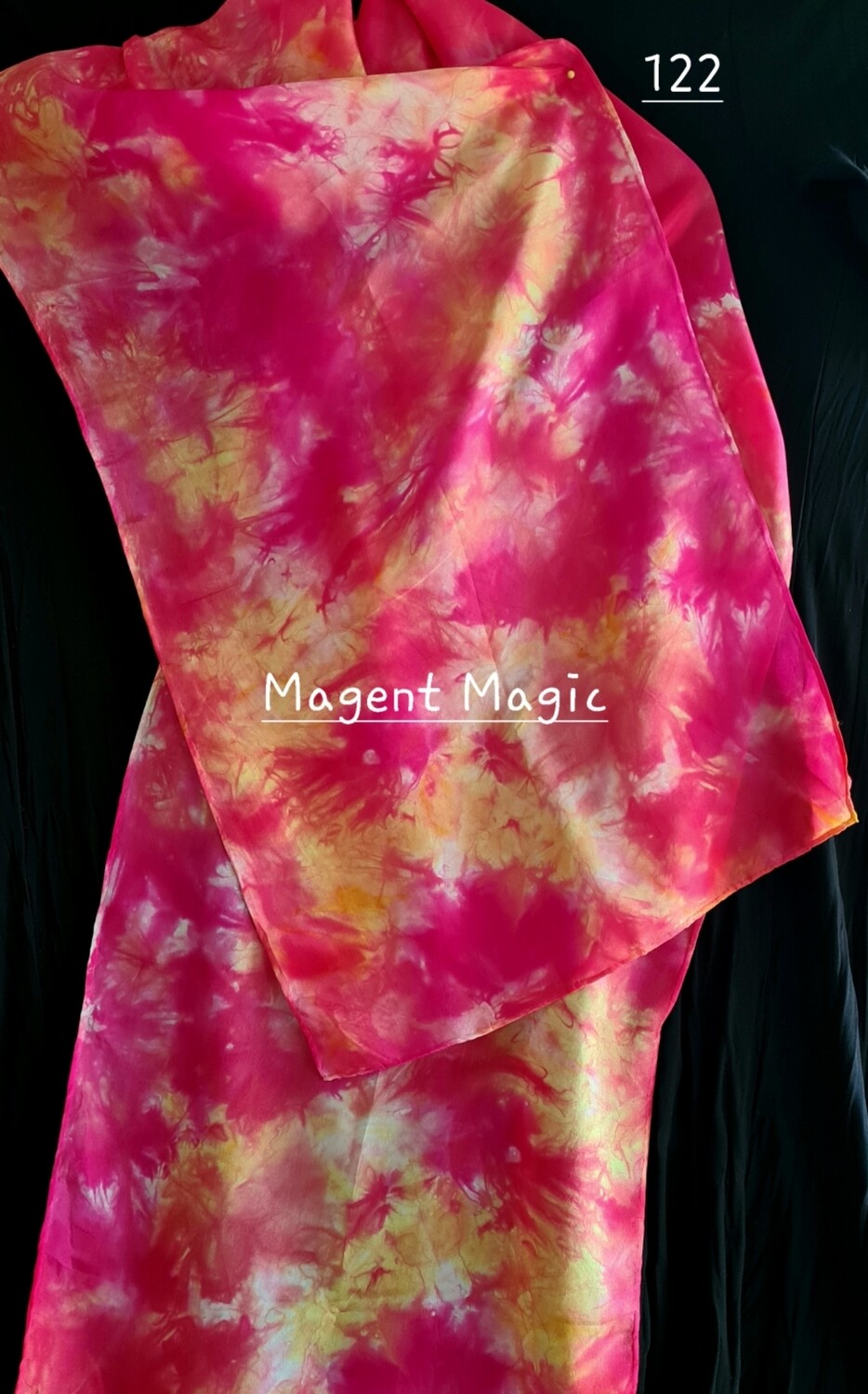 112 Magenta Magic - Silk Scarf