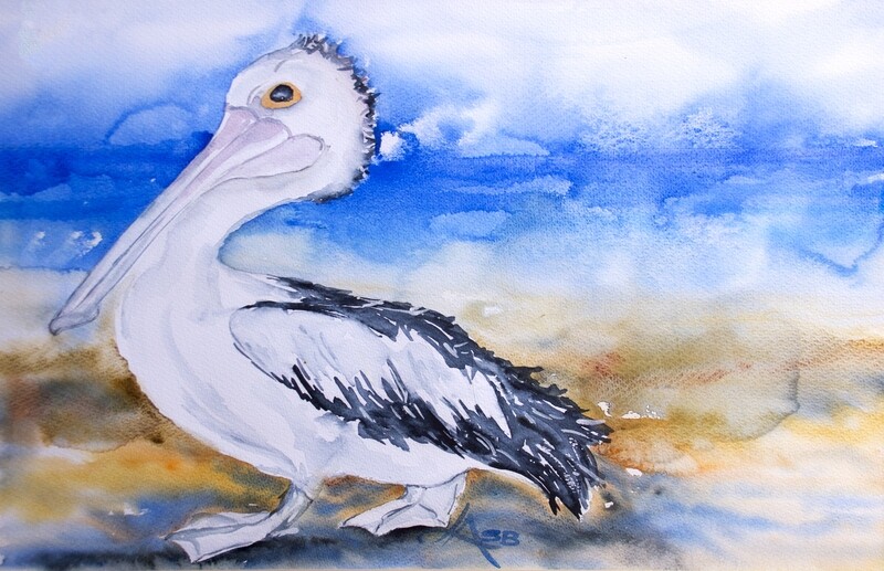 Mr Percival on Parade - Water Colour - Digital Image