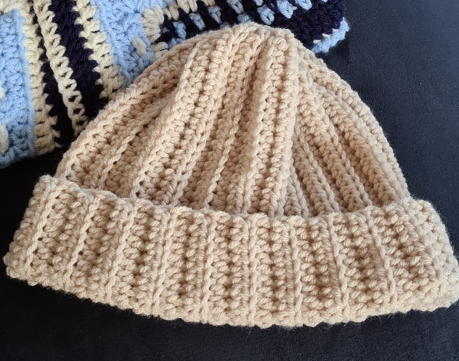 Fisherman Style Chunky Beanie in Natural