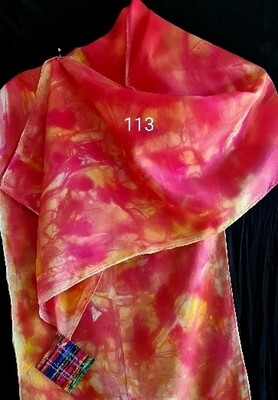 113 Sunset Sensational Silk Scarf