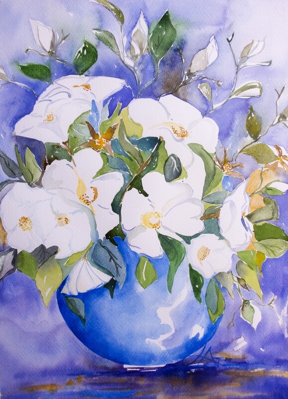 Dog Roses Digital Image