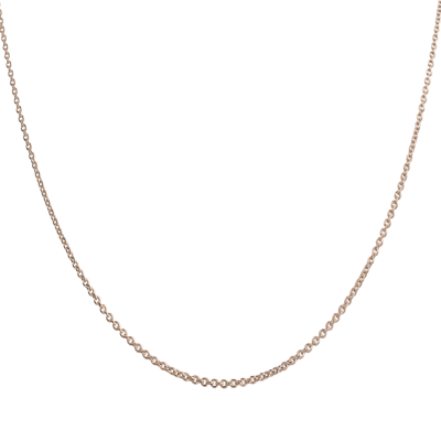 18K Rose Gold Chain in 18"