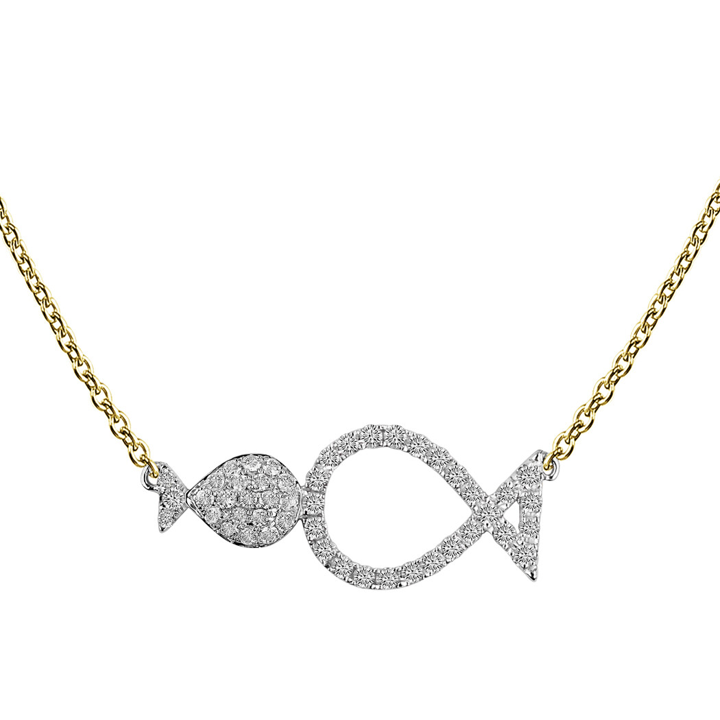 Double Blessing Diamond Necklace