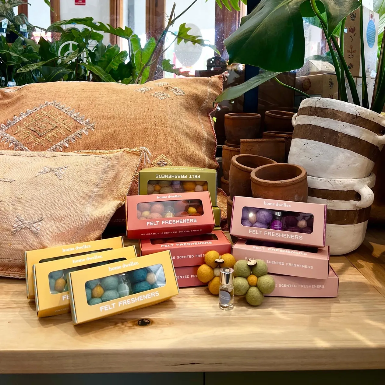 Felt Flower Fresheners