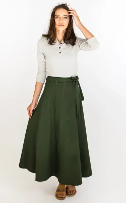 Maxi Wrap skirt