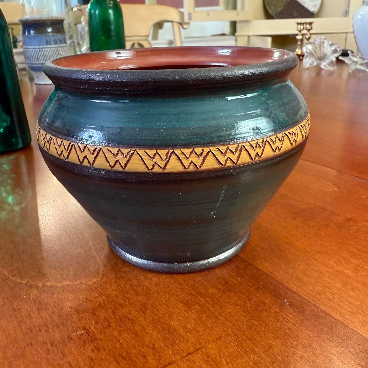 Enoch pottery planter 3.5"H