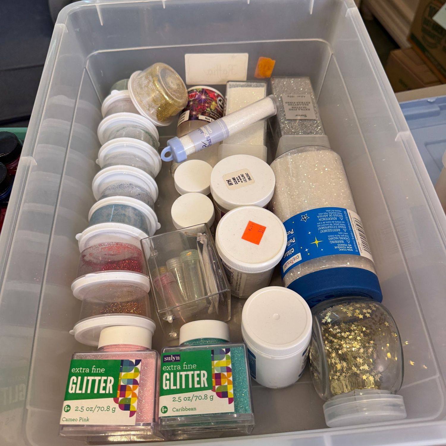 Craft box 2 - glitter
