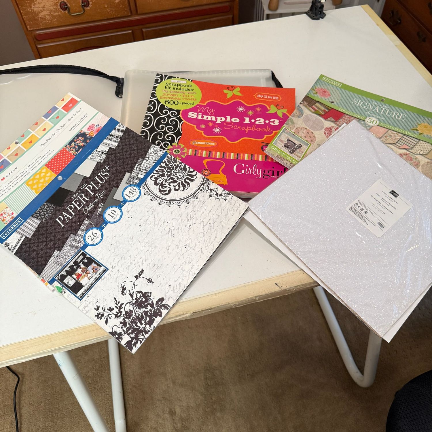 Books of 12" x 12" scrapbook/craft paper