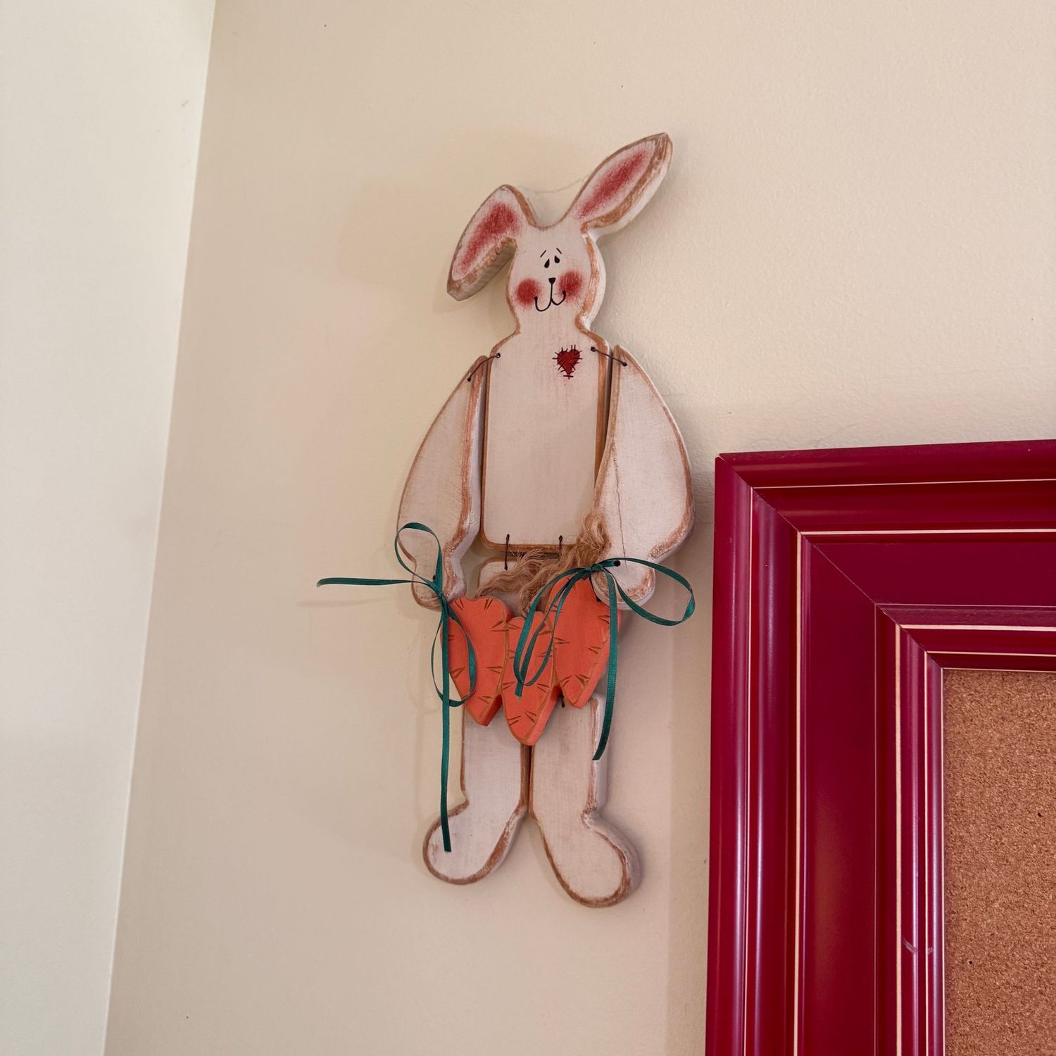Wooden rabbit 16"H