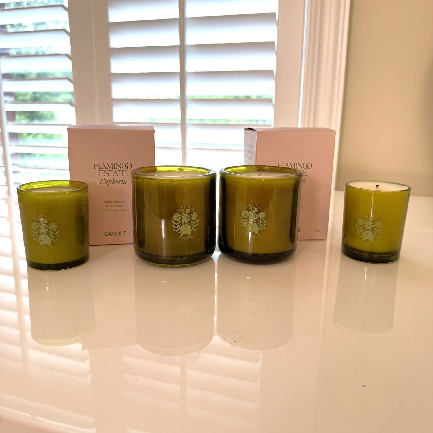 Flamingo Estate candles