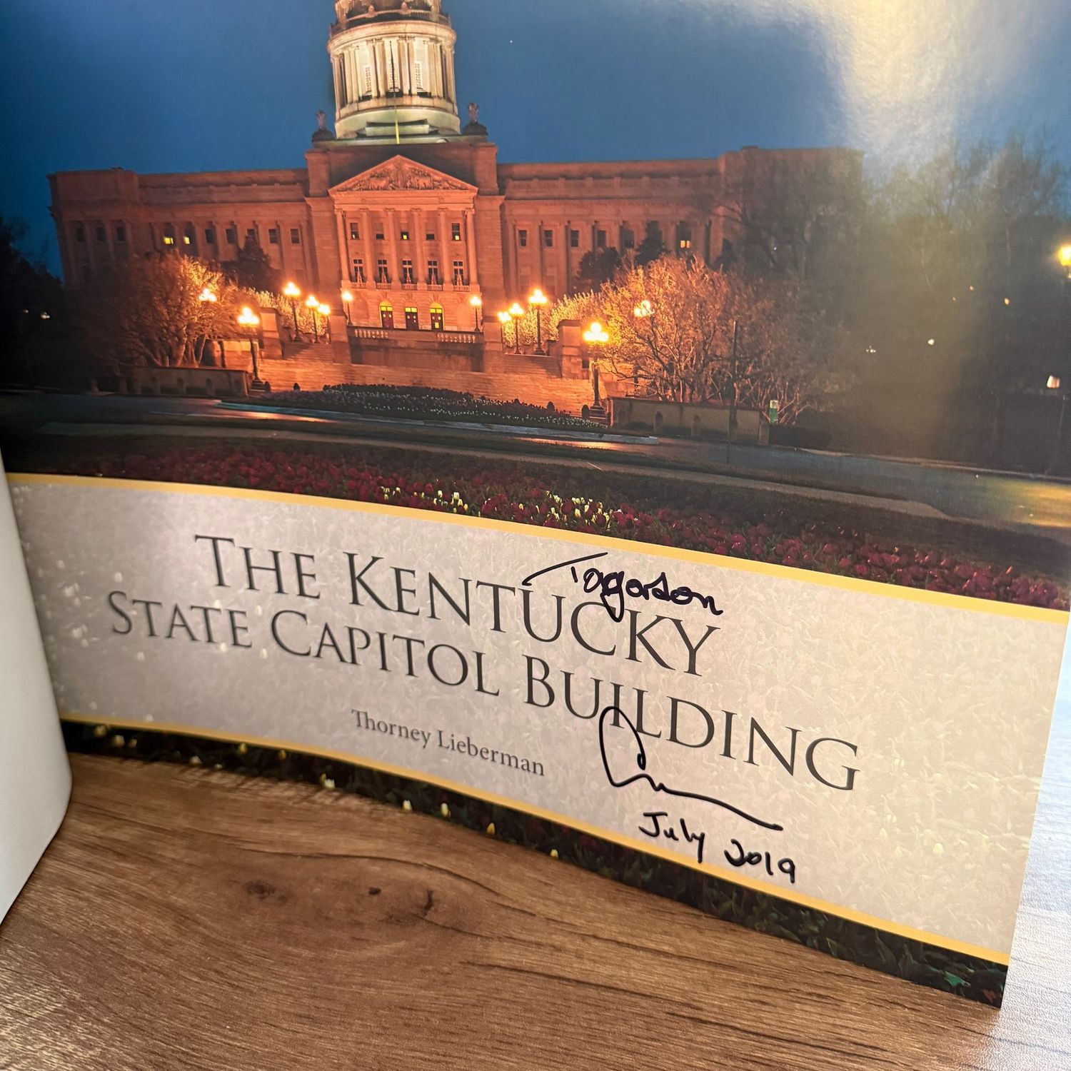 The Kentucky State Capitol Building by Thorney Lieberman, signed