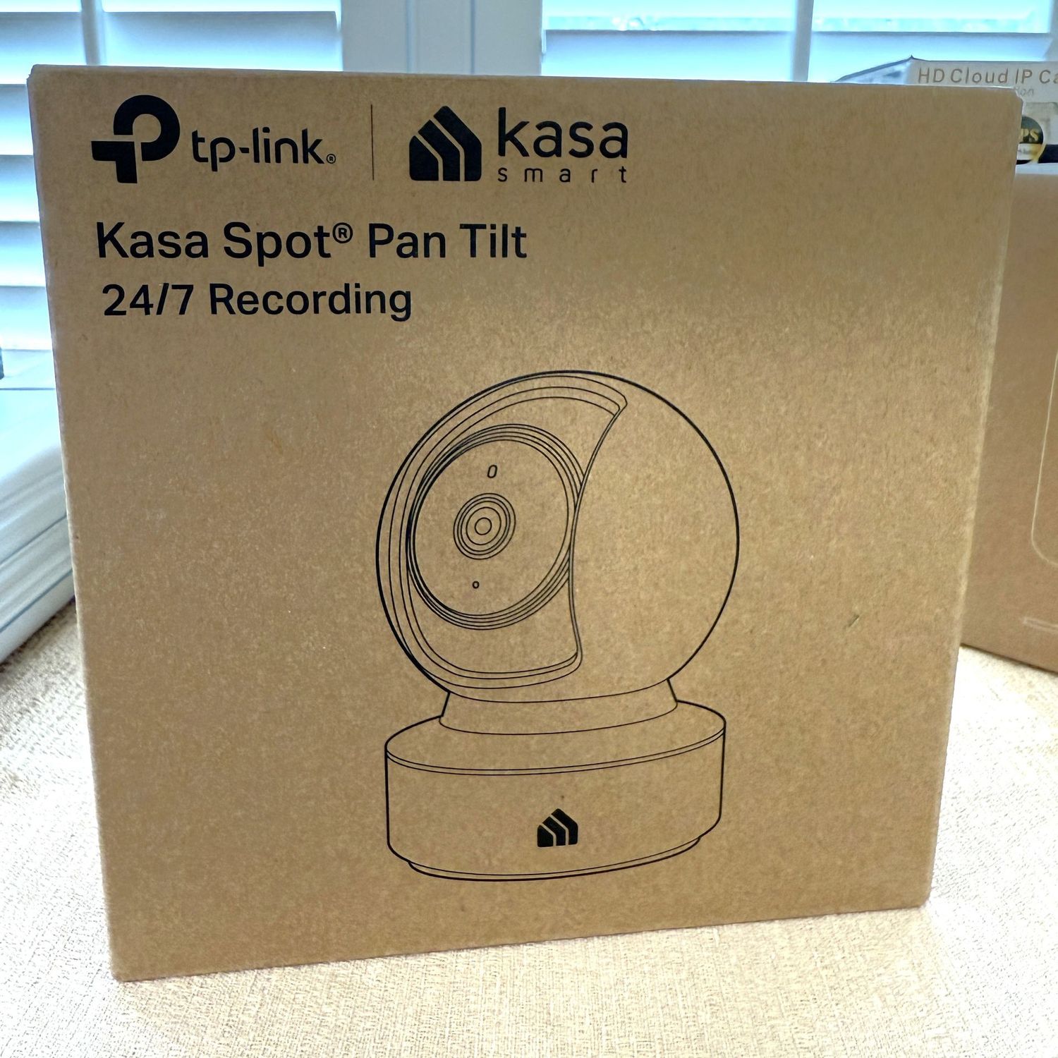 Kasa Spot pan tilt camera, new in box