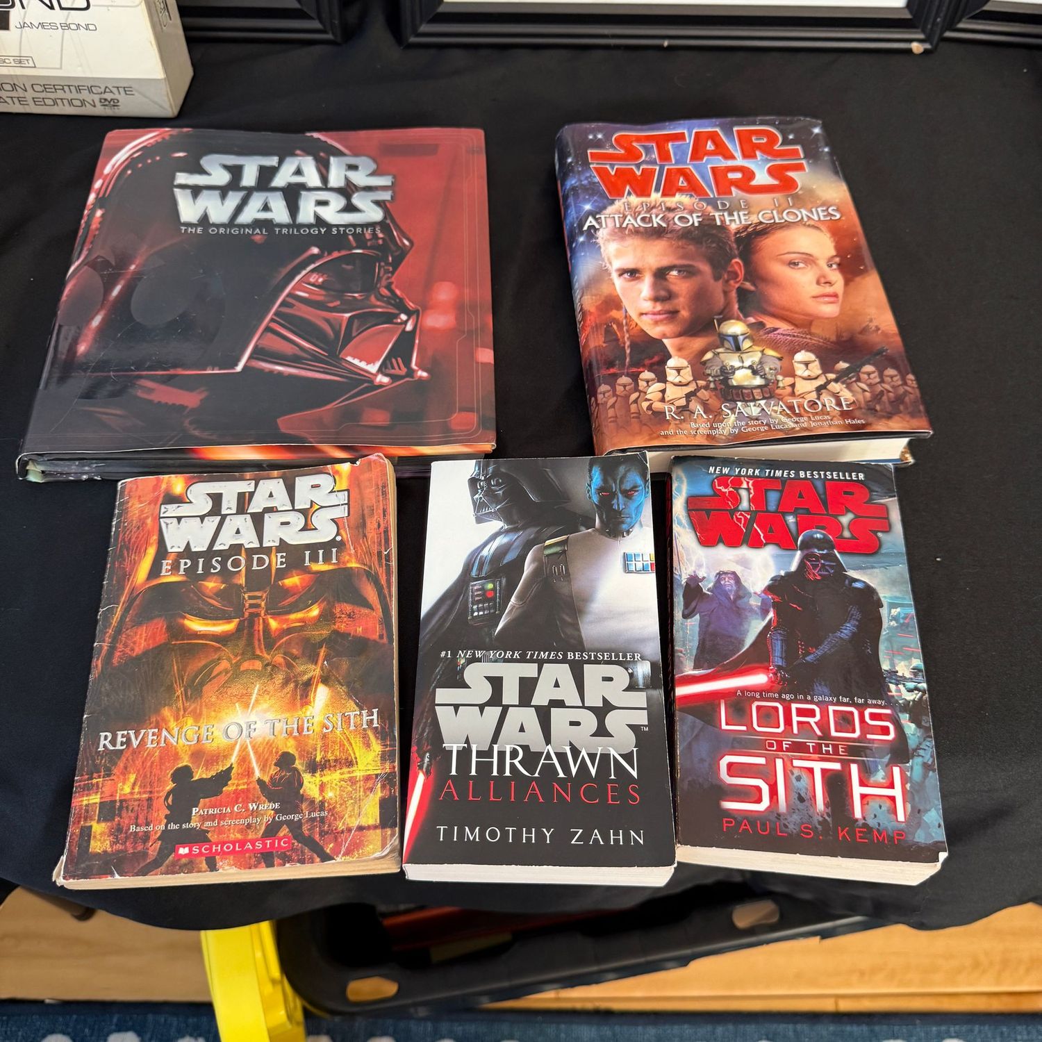 Group of Books including Star Wars The Original Trilogy Story