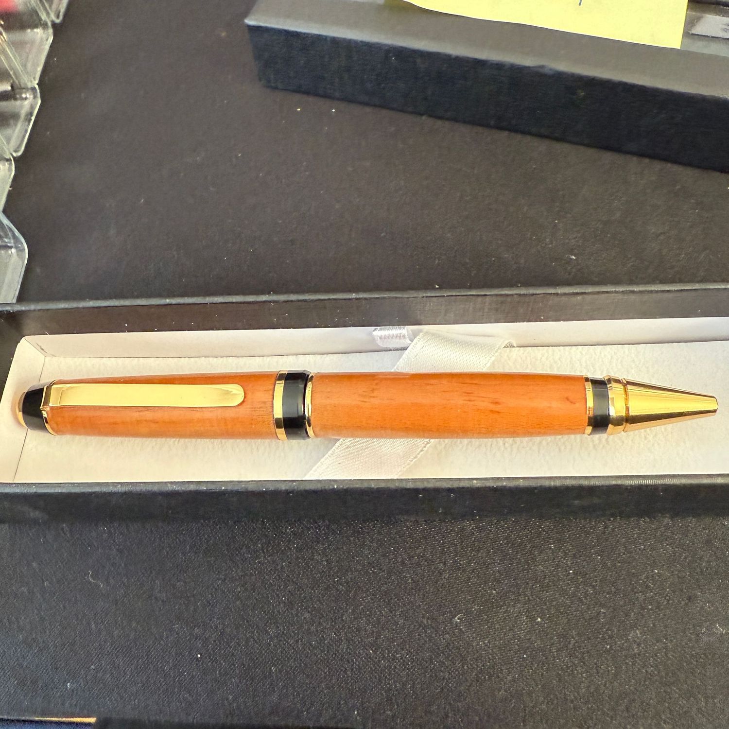 Hand-crafted pen by local artisan (P) wooden body
