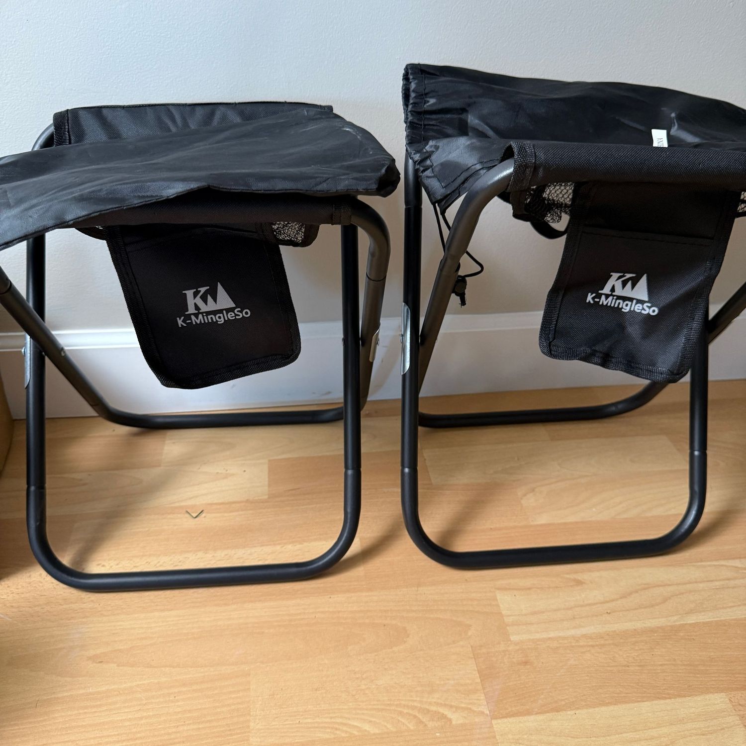 K-Mingle small camp chairs, backpacking size, reduces down small