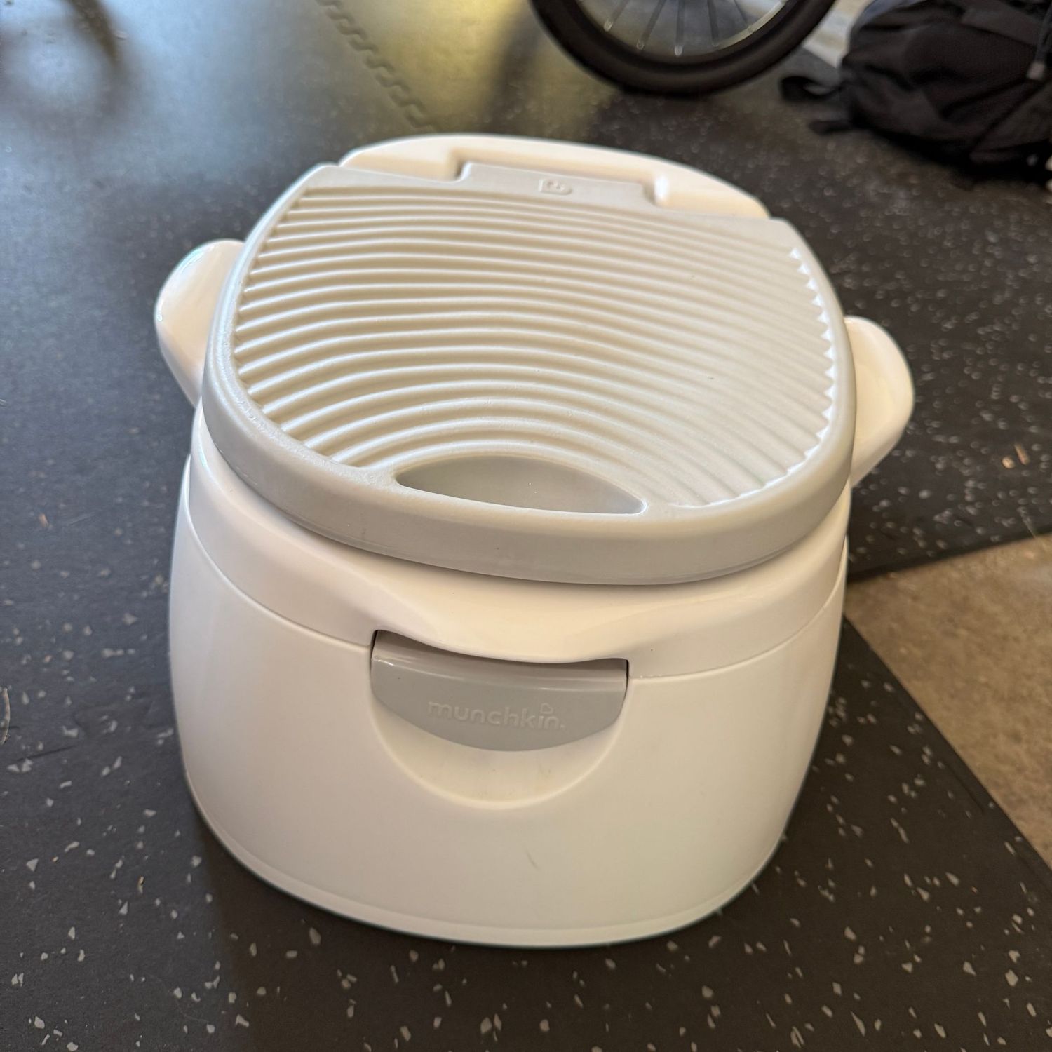 Munchkin toddler step stool floor potty (3 available)