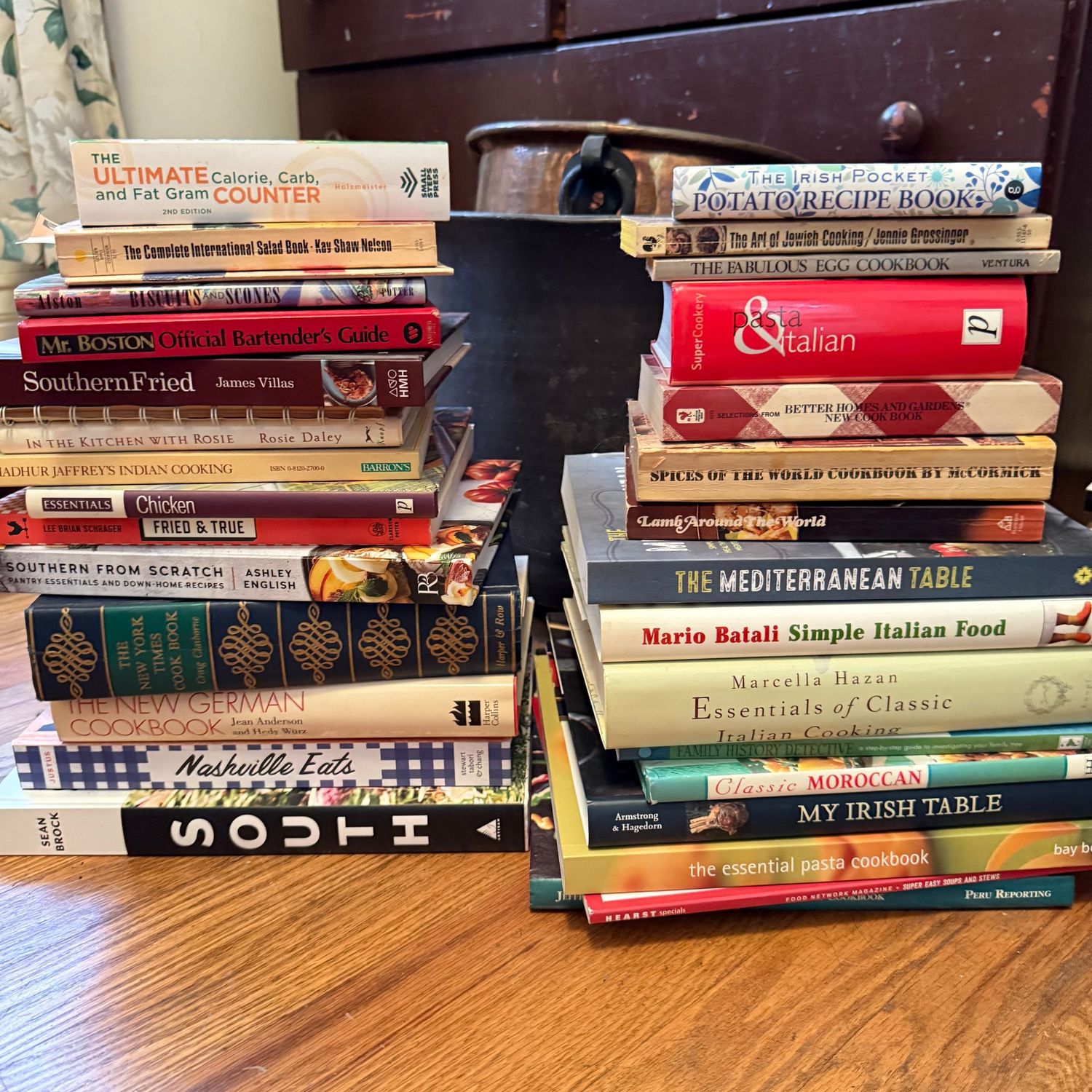 Box Lot 23: Cooking, Bartender's Guide, Pasta & Italian, Nashville Eats, German Cookbook