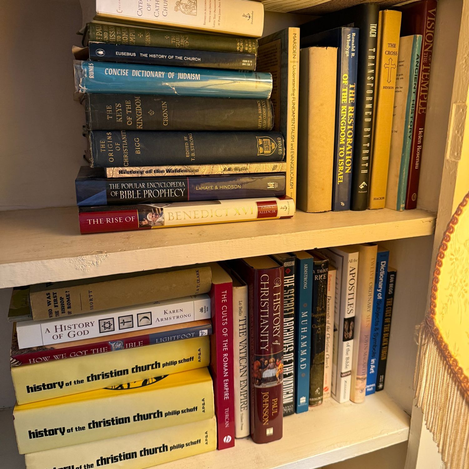 Box Lot 30: Religion, History of the Christian Church, Dictionary of Judaism, The Keys of the Kingdom, The Vatican Empire