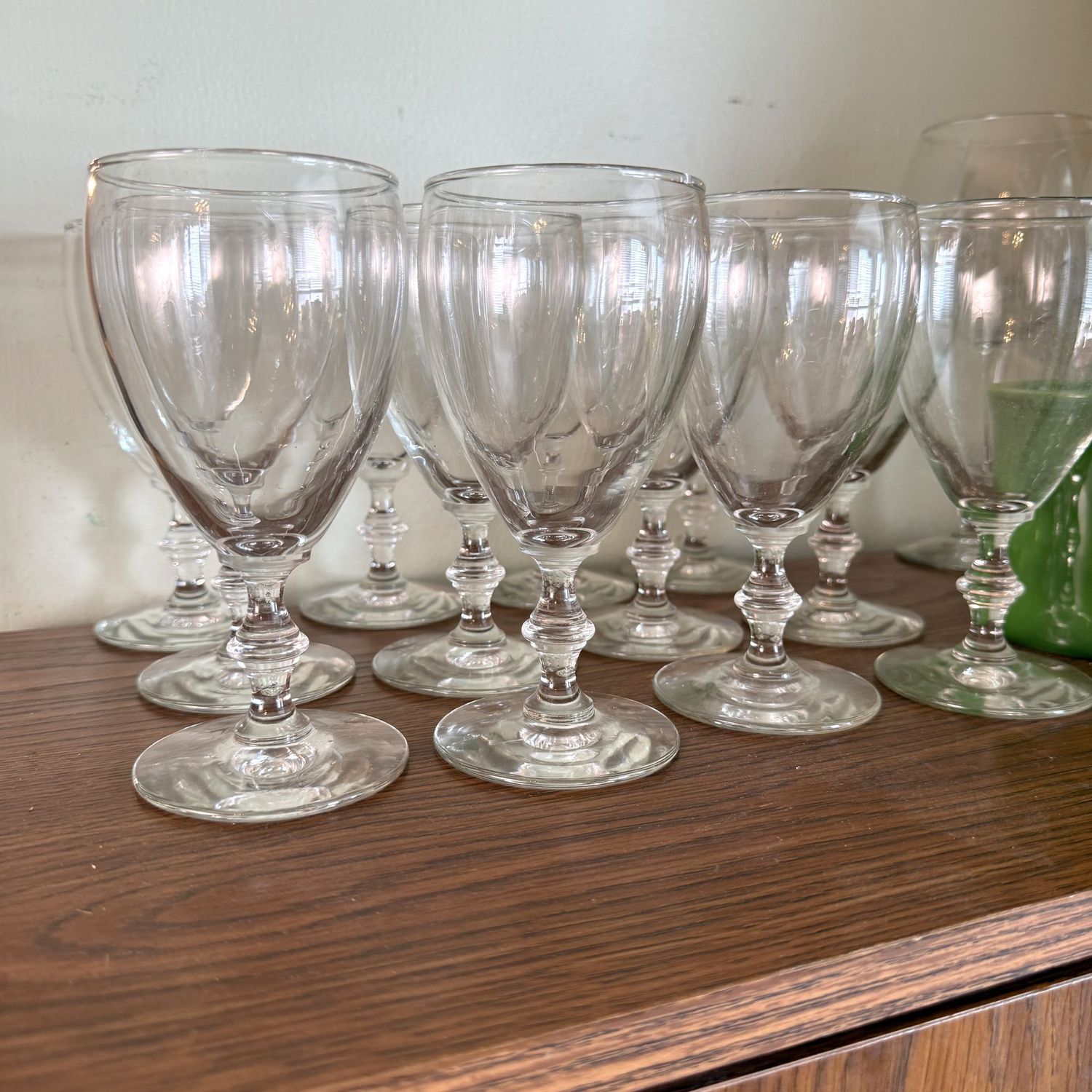 Set of 12 wine water glasses, stemware Set of 12 wine water glasses, stemware