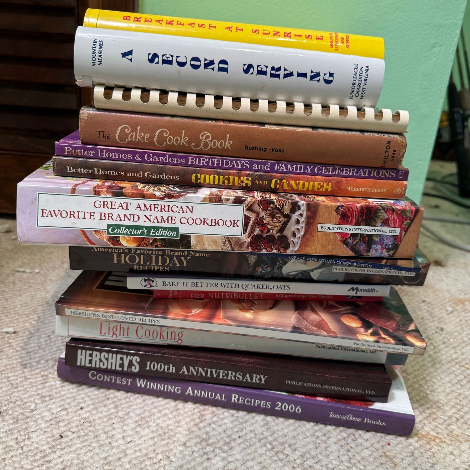 Group of cookbooks including Hershey's 100th Anniversary Group of cookbooks including Hershey's 100th Anniversary