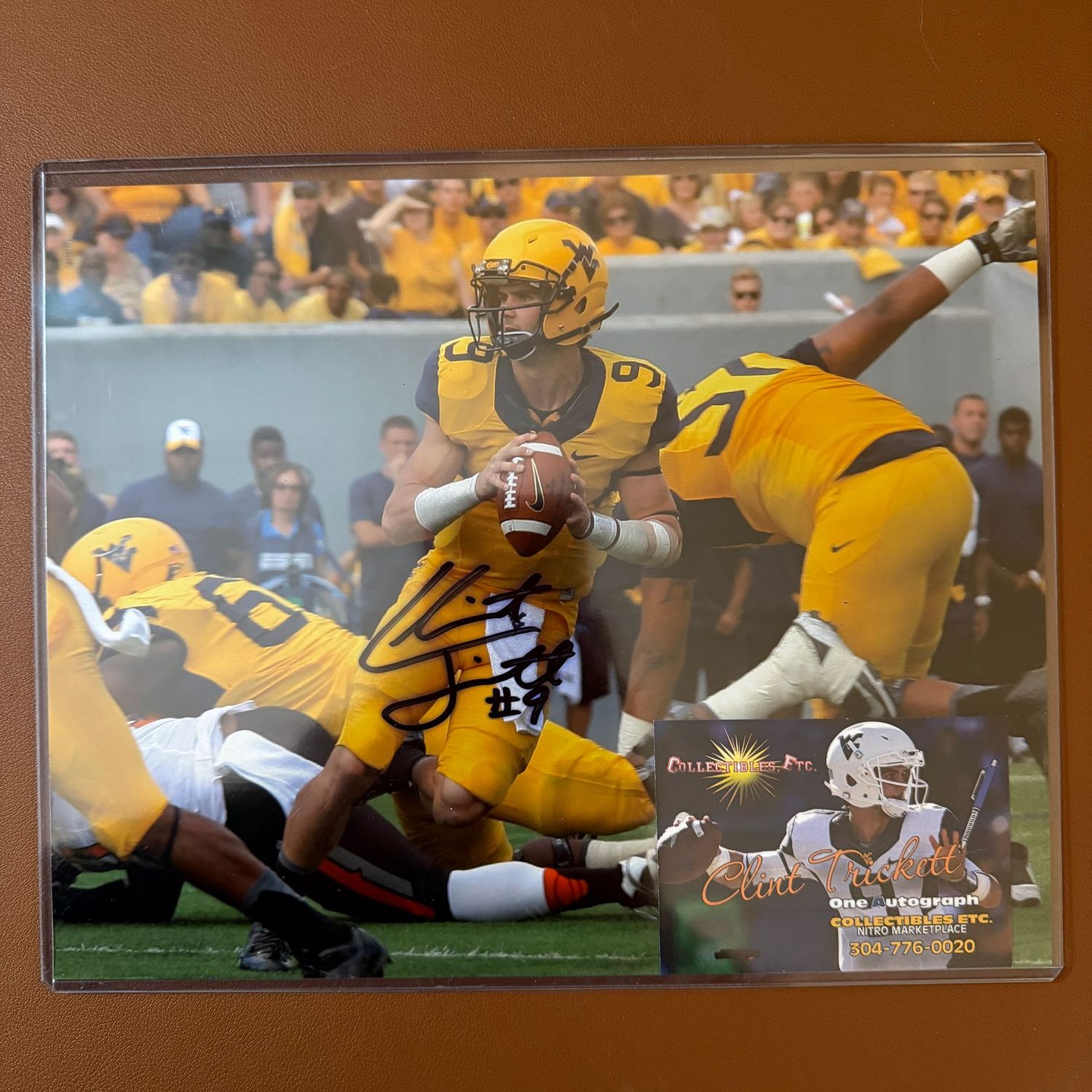 Autographed 8x10 #2 Clint Trickett