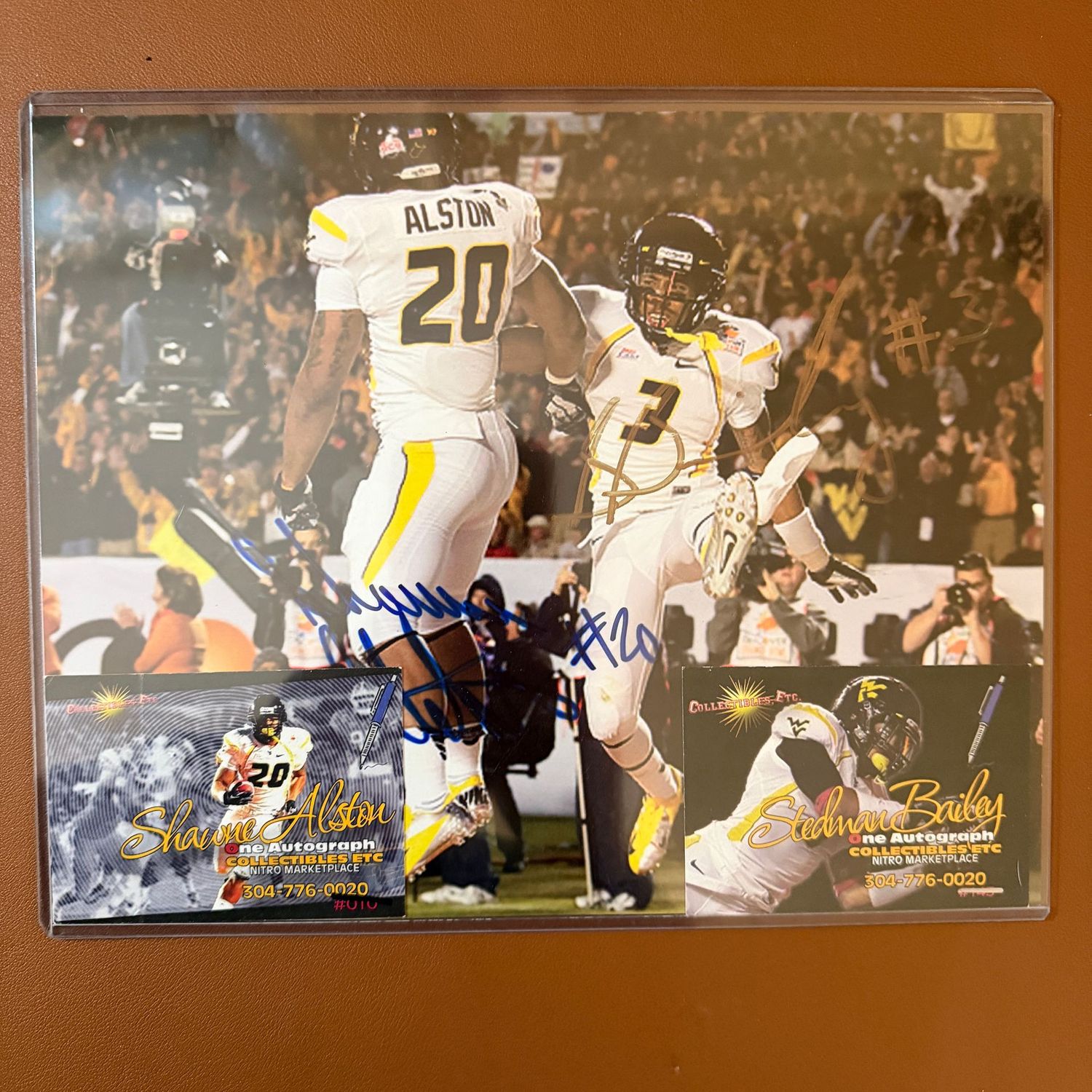 Autographed 8x10 #3 Shawn Alston & Stedman Bailey