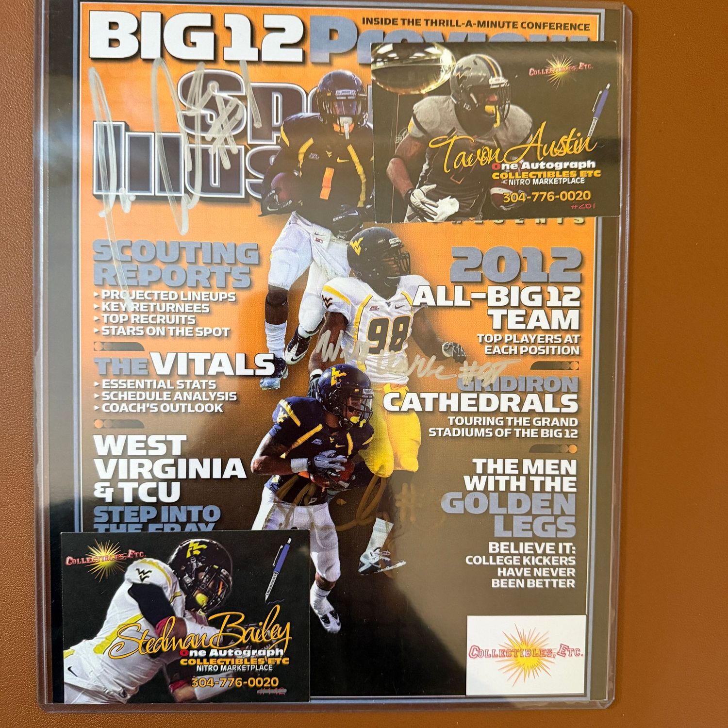 Autographed 8x10 #4 Tavon Austin & Stedman Bailey