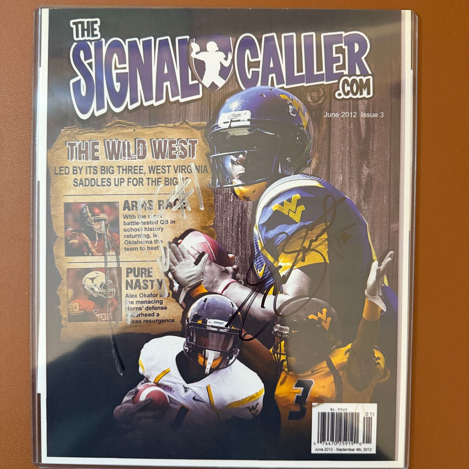 Autographed 8x10 #10 Tavon Austin, Javon Smith, Stedman Bailey