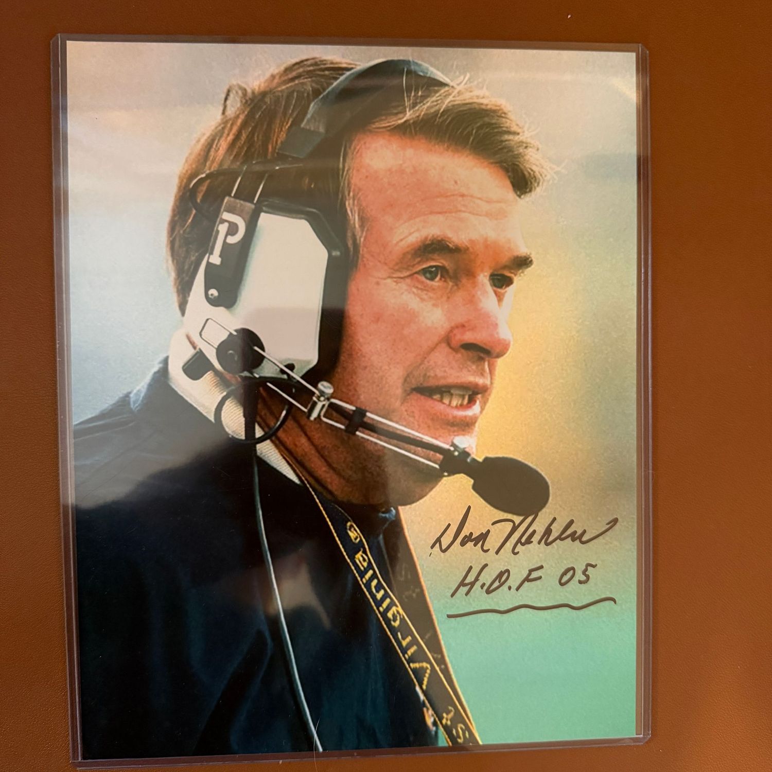 Autographed 8x10 #13 Don Nehlen