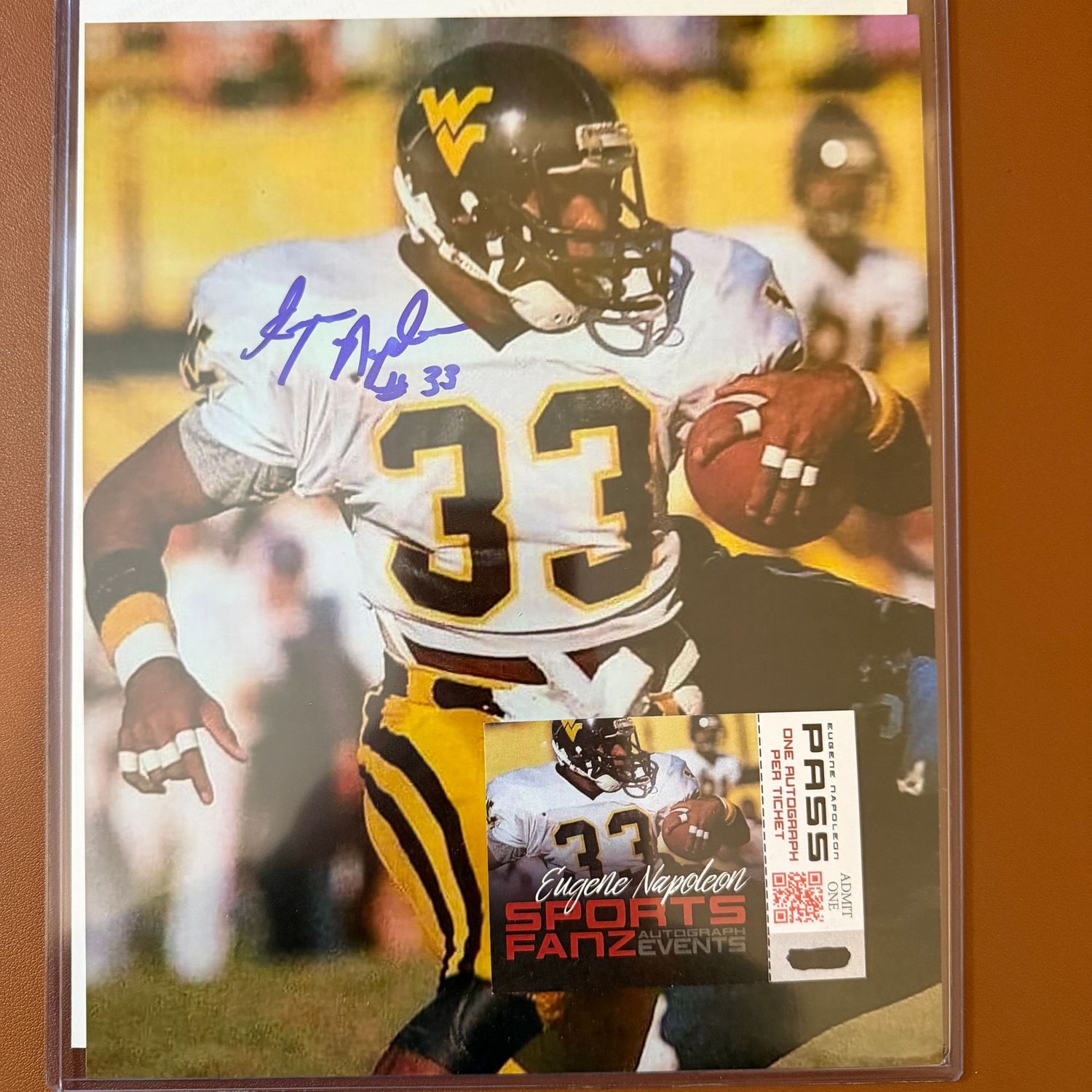 Autographed 8x10 #23 Eugene Napoleon