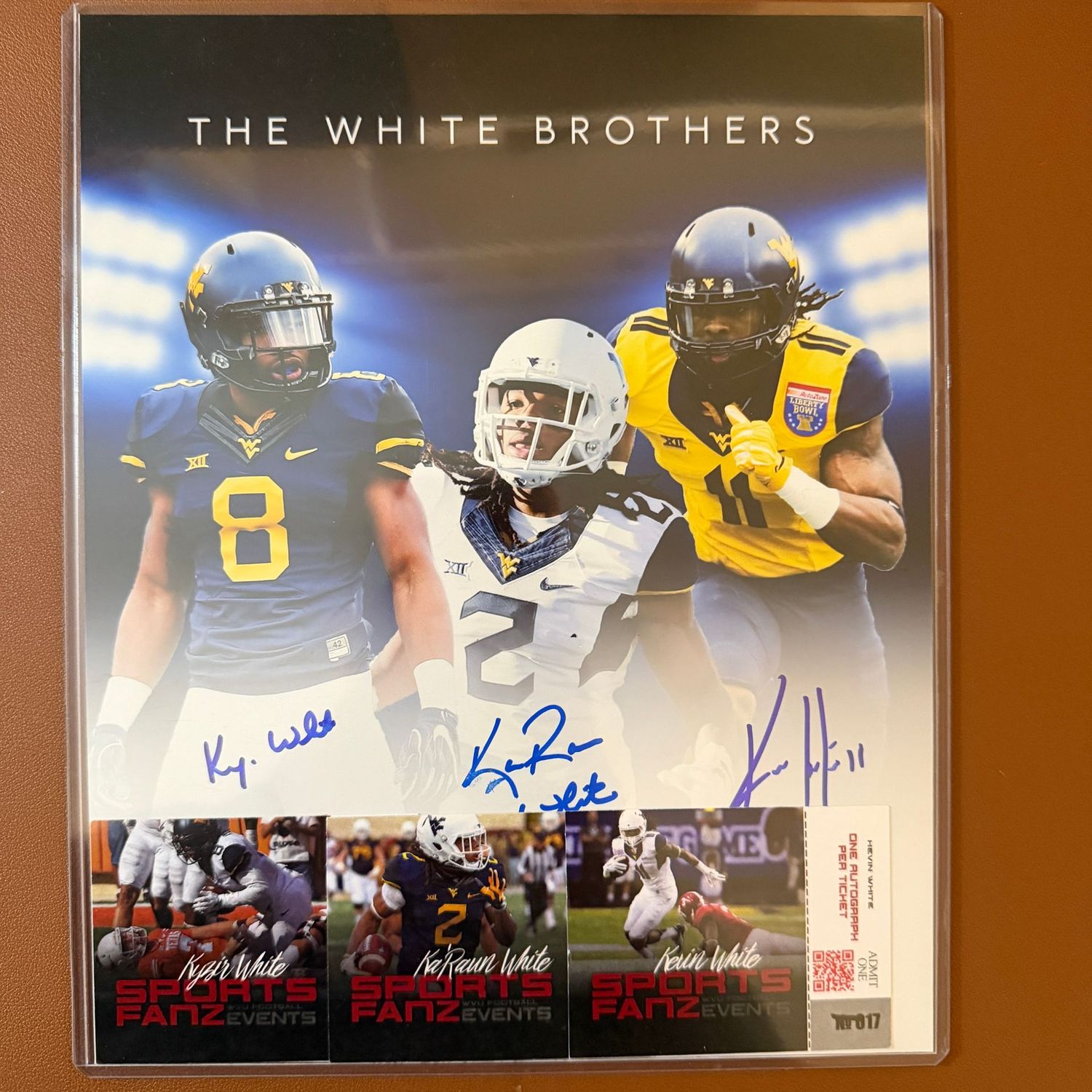 Autographed 8x10 #27 The White Brothers