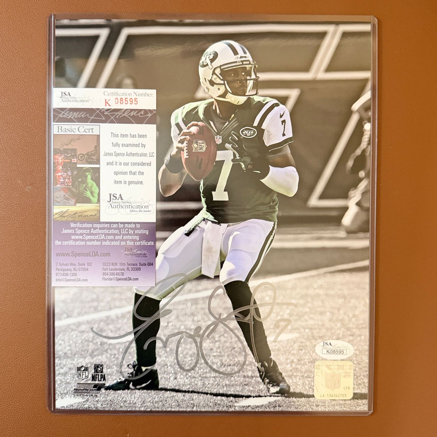 Autographed 8x10 #46 Geno Smith